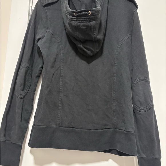 Talula Black Double-Breasted Hoodie - Picture 2 of 4